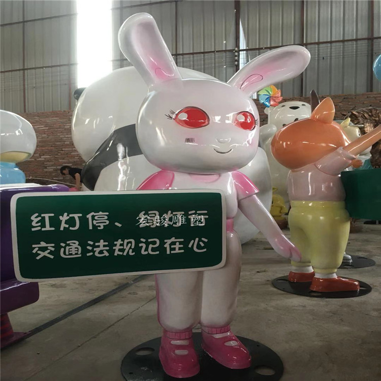 玻璃钢公仔雕塑